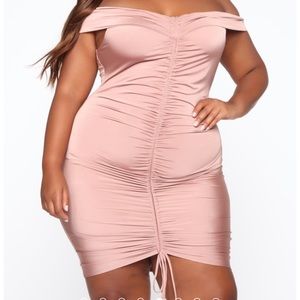 Bangkok Ruched Dress - Mauve